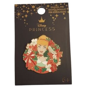 Loungefly Disney Princess Cinderella Wreath Enamel Collectible Pin